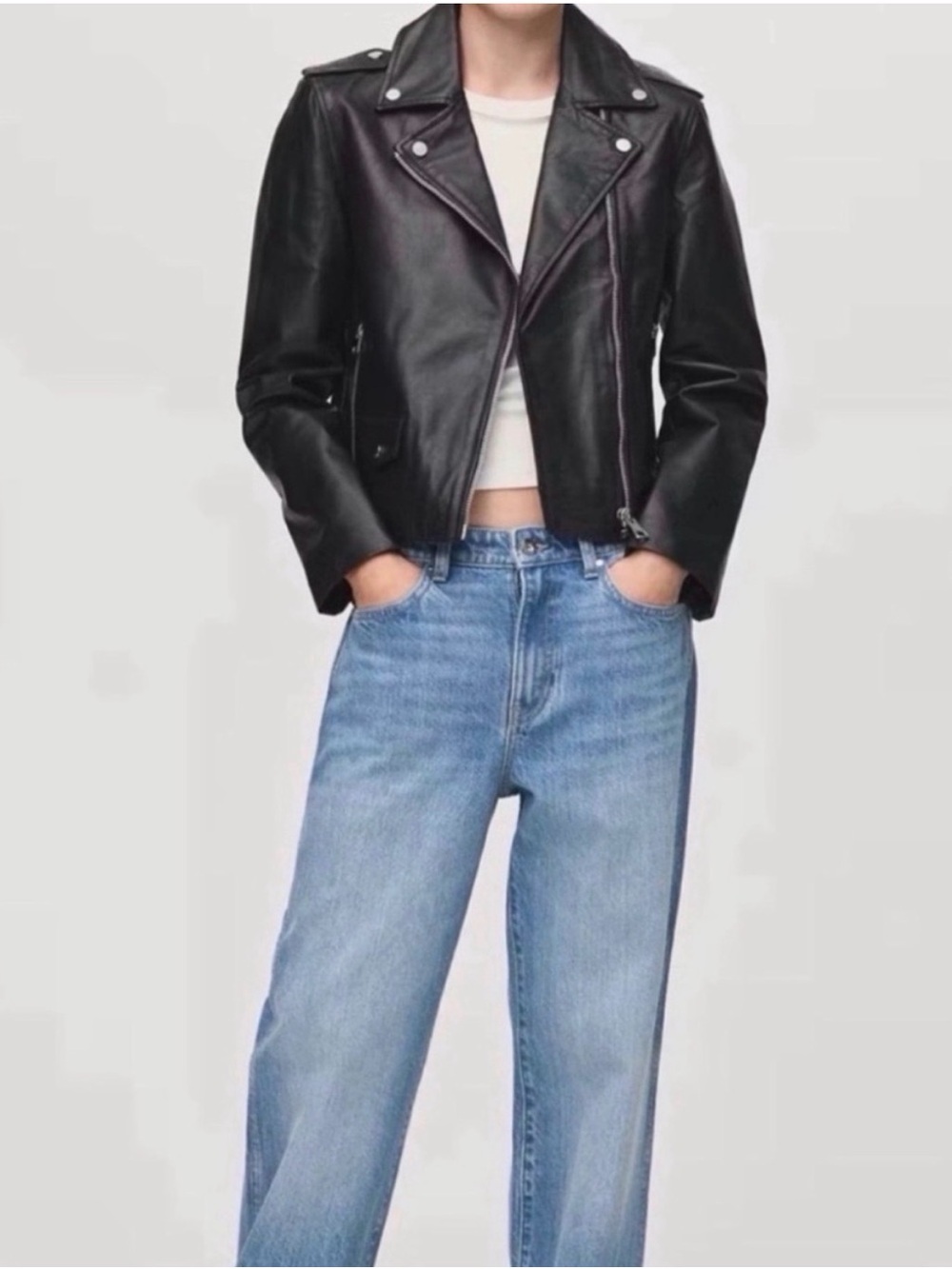 Leather Moto Jacket